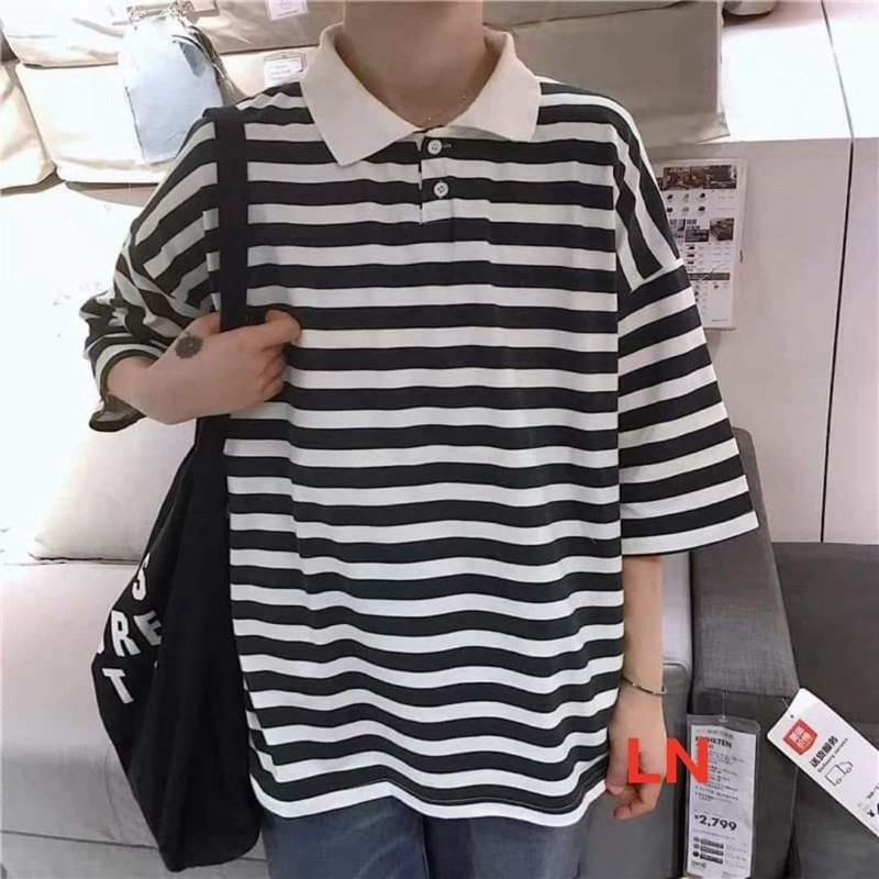 Áo polo kẻ LN12
