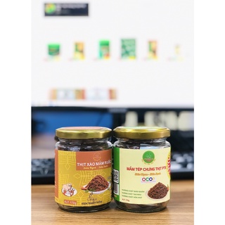 Combo 2 lọ Mắm Tép Chưng Thịt - Thịt Xào Mắm Ruốc