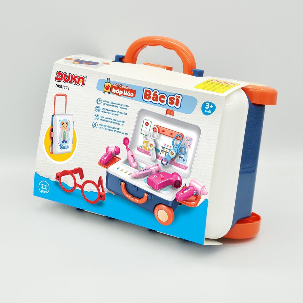 Đồ Chơi DuKa : Bộ Đồ Chơi Hộp Kéo - Bác Sĩ  + Nhà Bếp + Thợ Thủ Công  + Trang Điểm ( Phân Loại Tùy Chọn)