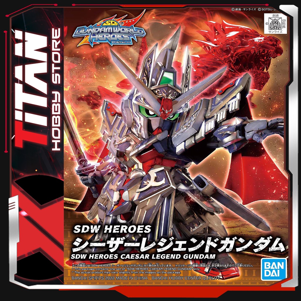 Mô hình lắp ráp Gunpla SD Wars HEROES CAESAR LEGEND Gundam Bandai Japan ( Tặng Hiệu Ứng Khi Mua Combo 2 Sản Phẩm Chun