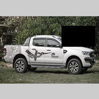 Tem dán sườn xe ford ranger Trống ,team Decal oto, tặng kèm tem chữ kí theo yêu cầu hoặc tem nắp bình xăng