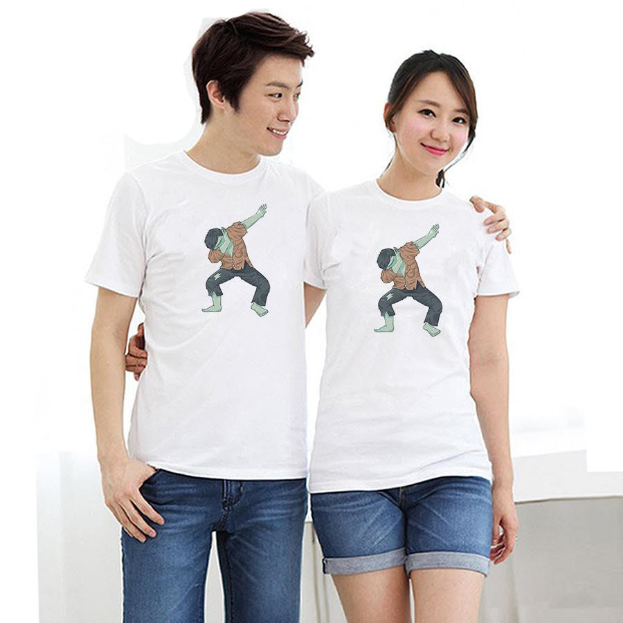 Áo thun cặp đôi in hình Hulk Dab form rộng phong cách hàn quốc