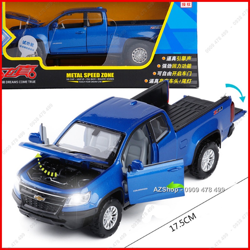 Xe Mô Hình Kim Loại  Bán Tải Chevrolet Colorado Tỉ Lệ 1:32 - 9670.2