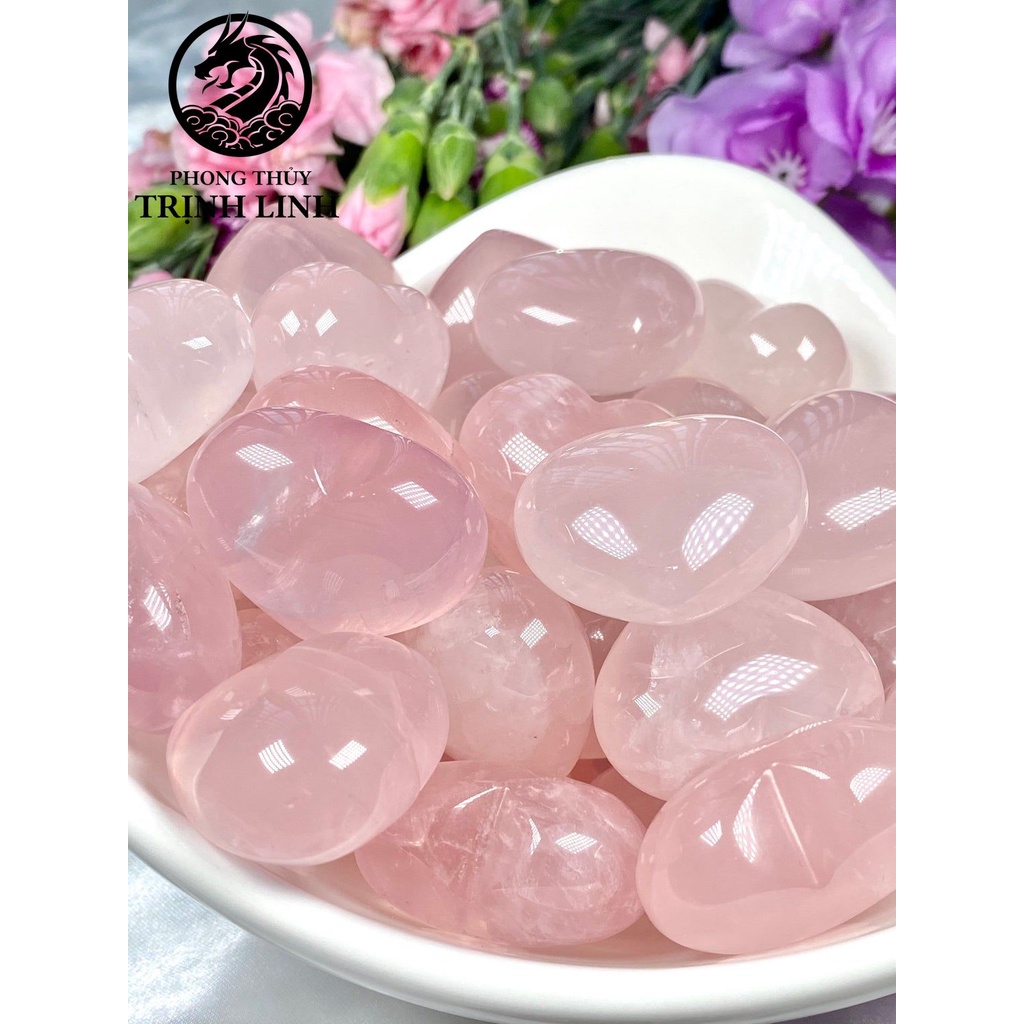 Đá hình trái tim T.A Hồng mang năng lượng tích cực