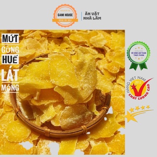 Mứt gừng huế - lát mứt gừng mỏng, vị cay cay ngọt ngọt thơm nồng hũ 300g