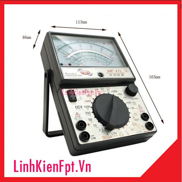 Đồng Hồ Kim Vạn Năng MF47LKèm Pin