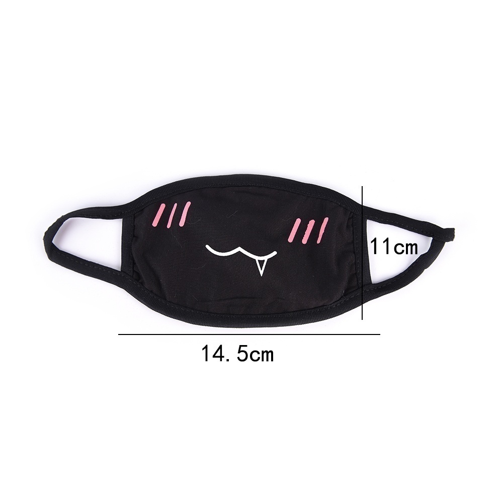 Khẩu Trang Cotton Chống Bụi Họa Tiết Hoạt Hình Dễ Thương Cho Nam Và Nữ