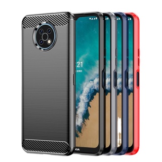 Ốp Điện Thoại Silicone Mềm Sợi Carbon Cho Nokia G50 G10 X10 XR20 Nokia X10