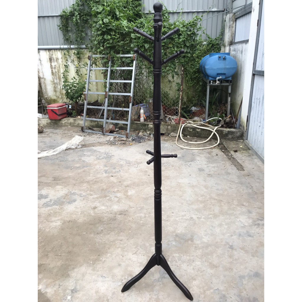 cây treo đồ gỗ cao su