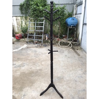 cây treo đồ gỗ cao su