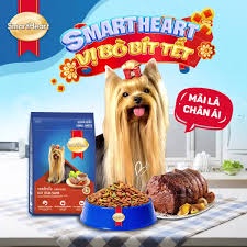 Thức ăn cho chó giống nhỏ Smartheart 1.5kg ️ FREESHIP ️ vị thịt bò nướng phù hợp cho mọi lứa tuổi - PetZoneHCM