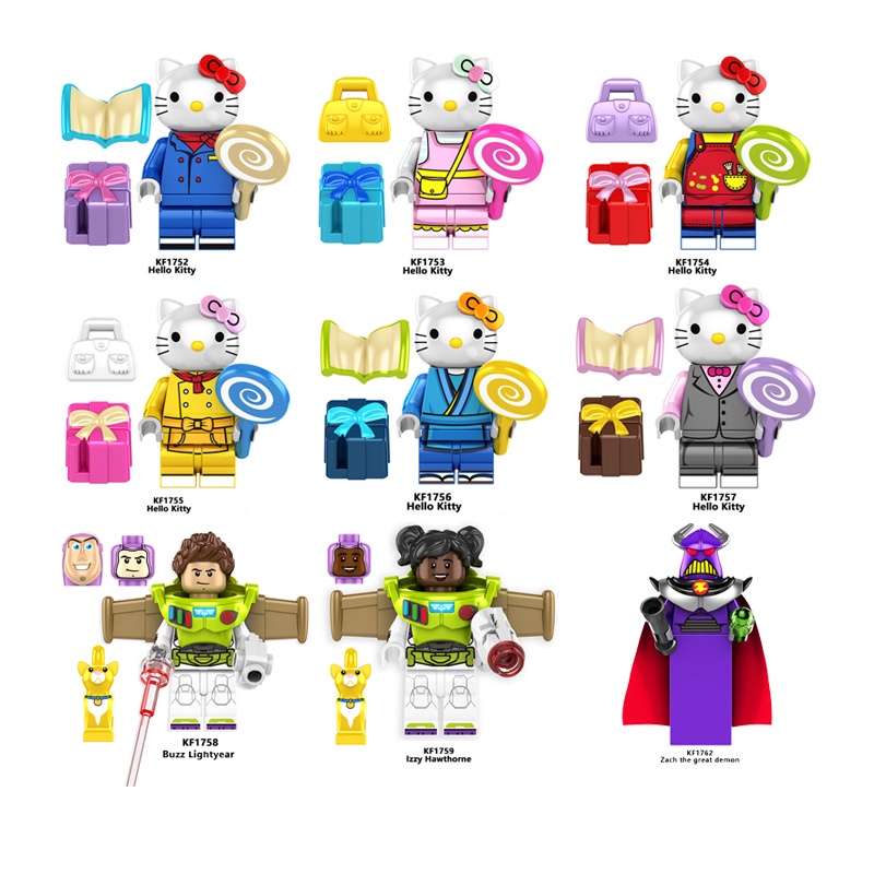 Mô Hình Đồ Chơi Lắp Ráp Nhân Vật Hello Kitty