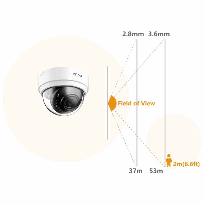 Camera IP Wifi Dome IMOU D22P D42P 2MP 4MP 1080p QHD(4K) FULL HD