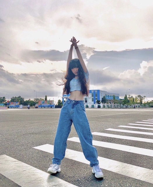 BAGGY TRƠN THỤNG ỐNG RỘNG