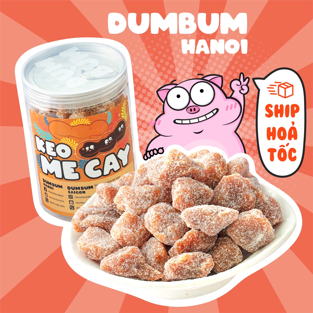 Kẹo me cay 400g đồ ăn vặt Hà Nội vừa ngon vừa rẻ