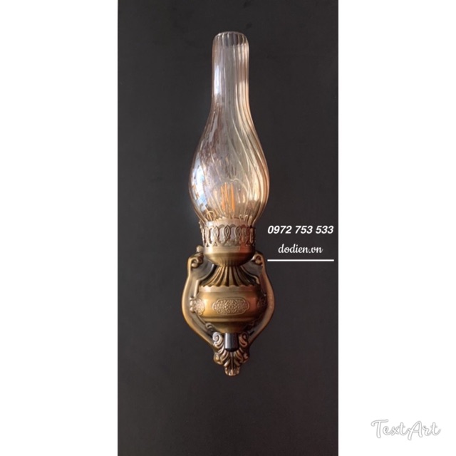 Đèn tường vintage đèn thờ hình đèn dầu trang trí