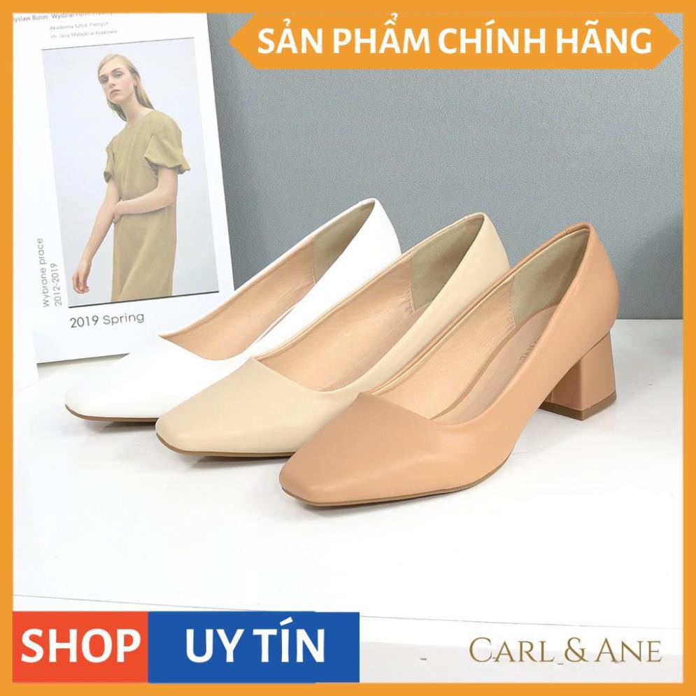 Carl & Ane - [Form lớn lùi 1 size] Giày cao gót thời trang nữ bít mũi kiểu dáng cơ bản cao 5cm màu bò _ CP004 | BigBuy360 - bigbuy360.vn