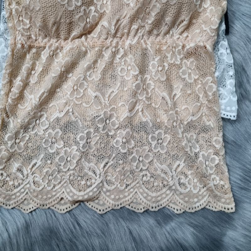 🔴 Áo bra ren dài dây bảng cổ ngang có mút tháo ra được