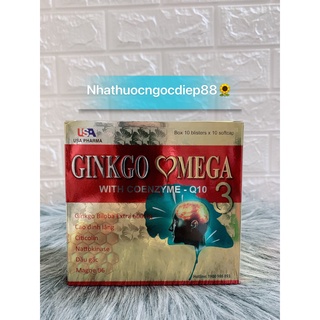 Viên uống bổ não Ginkgo omega 3 giúp tăng cường lưu Thông tuần hoàn máu não