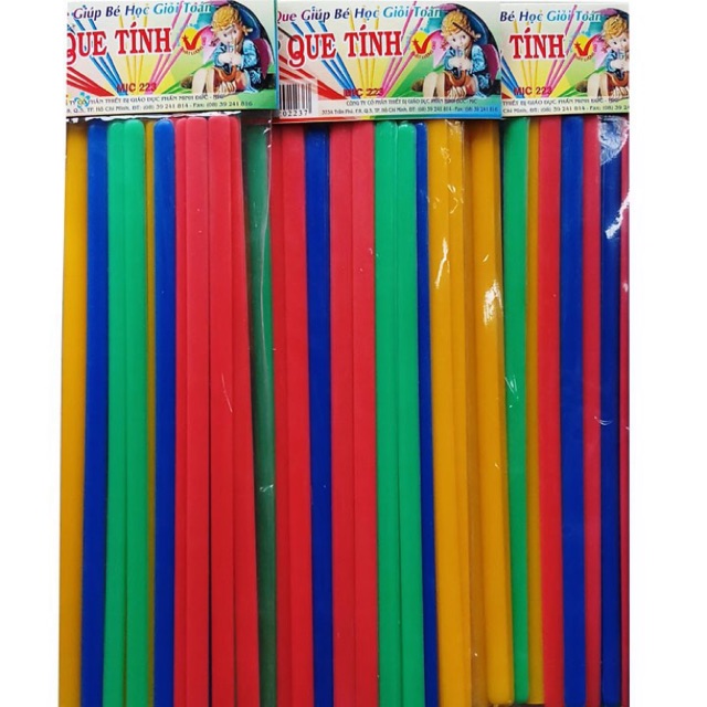 Bộ 20 que tính giúp bé học giỏi toán