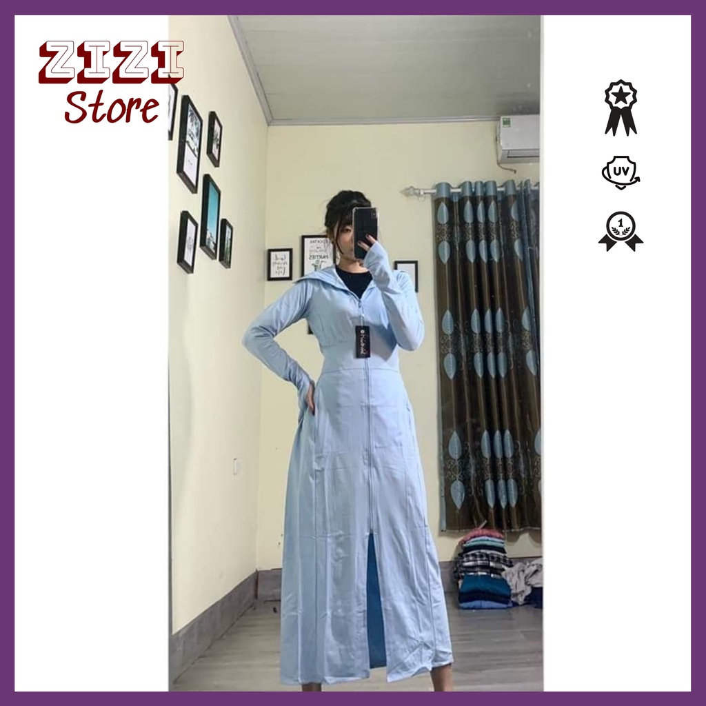 Áo chống nắng toàn thân vải thông hơi làm mát cao cấp