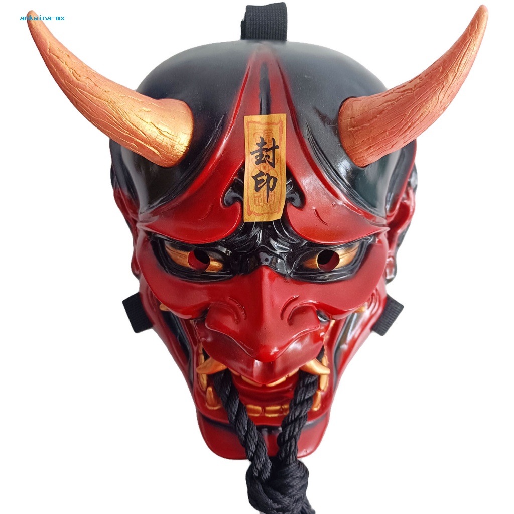 Mặt Nạ Hóa Trang Ma Quỷ Bằng Nhựa Resin Phong Cách Nhật Bản Cho Ngày Halloween ankaina.mx