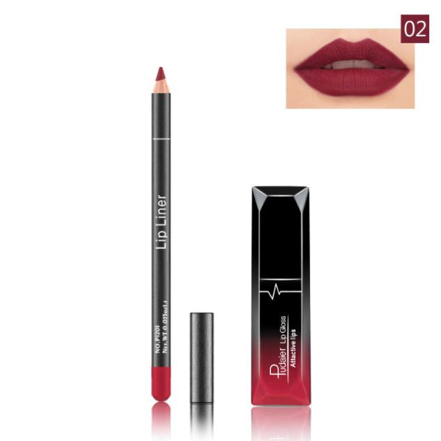 (Cao Cấp) Son Kem Lì Lip Gloss Pudaier (Tặng Kèm 1 Chì Môi)