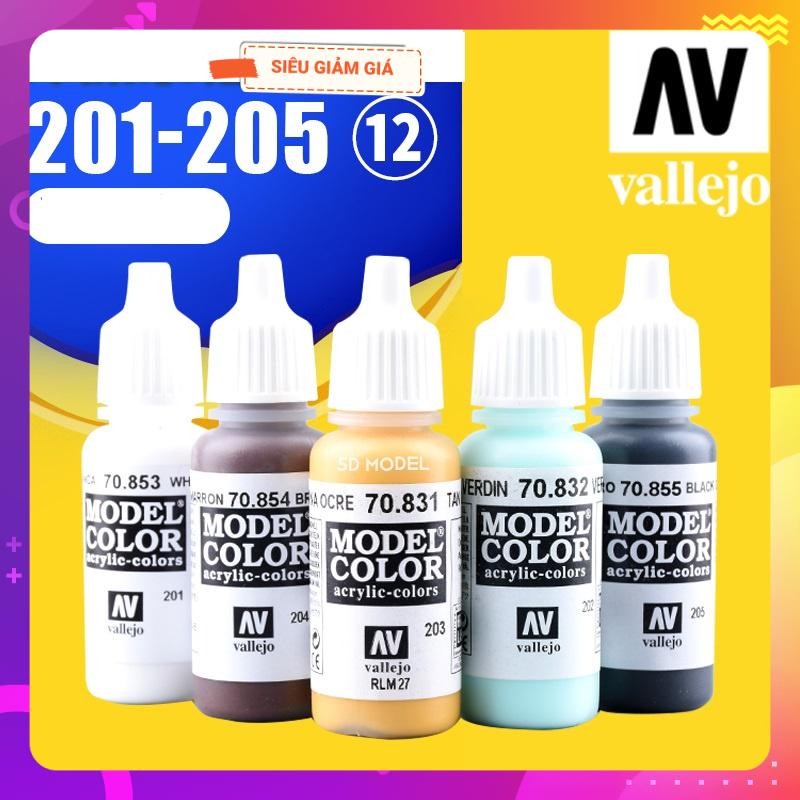 Sơn VALLEJO Model Color 17 ml ( 201-205)