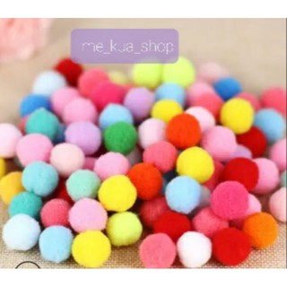 Pompom sắc màu 100 viên