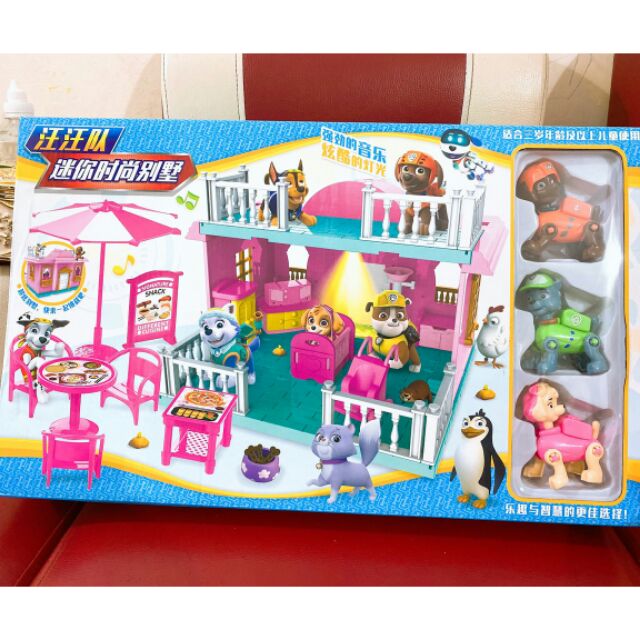 Bộ nhà 2 tầng những chú chó cứu hộ mẫu mới [siêu hot]