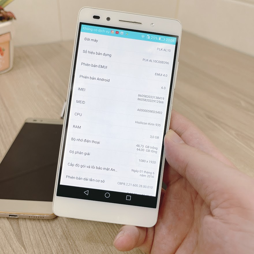 [Mã 1511ELSALE hoàn 7% đơn 300K] Điện thoại Huawei Honor 7 ram 3G 64G - Kirin 935 | BigBuy360 - bigbuy360.vn