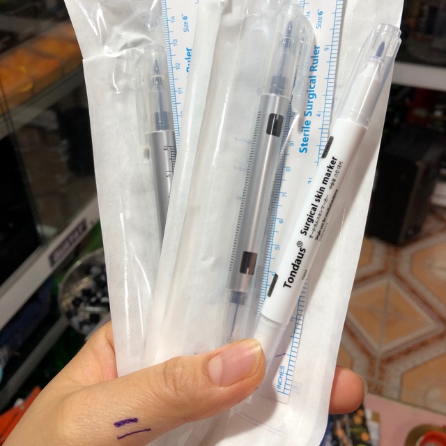 3 bút vẽ trên da ,bút định hình trong xăm hình ,xăm thẩm mỹ