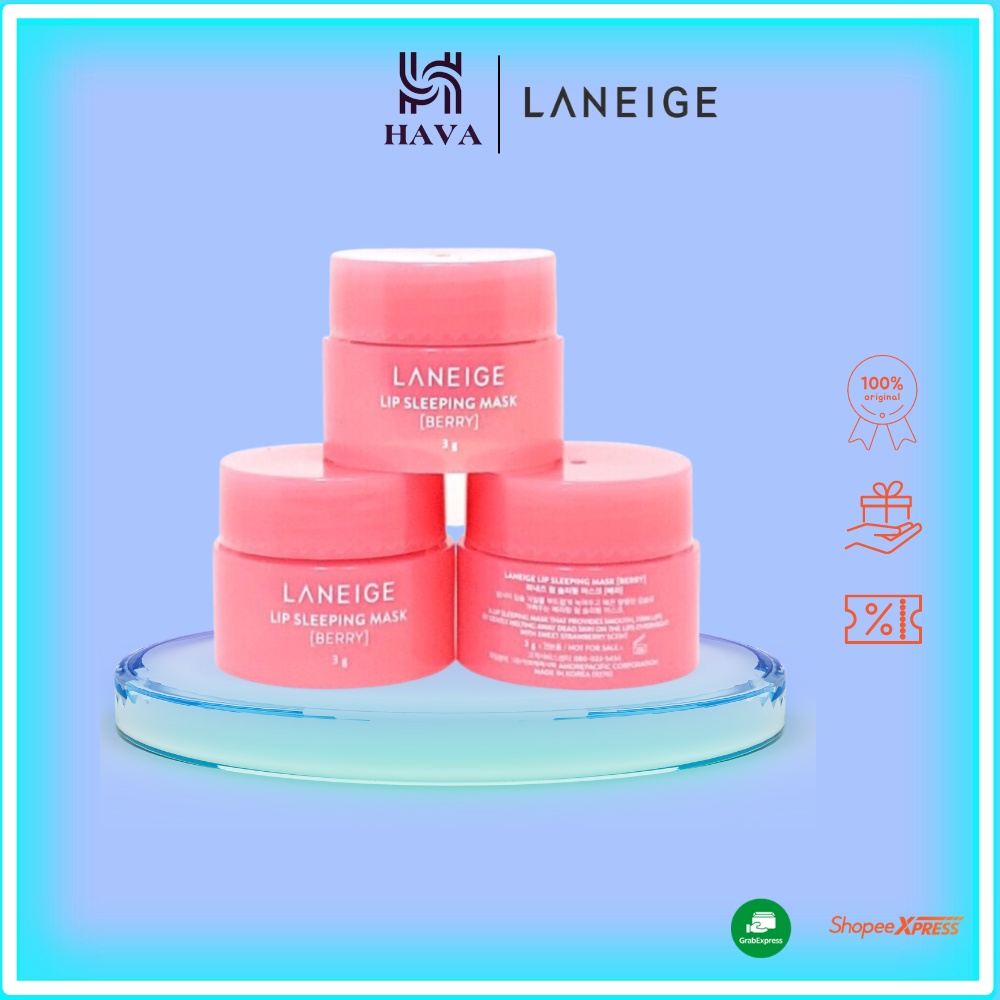 Mặt nạ ngủ dưỡng môi hương quả mọng Laneige Lip Sleeping Mask Berry 3g.