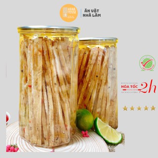 Khô cá thiều que, khô cá thiều miếng thịt cá thơm, vị ngon hũ 250g - đồ ăn vặt nhà làm thegioianvat