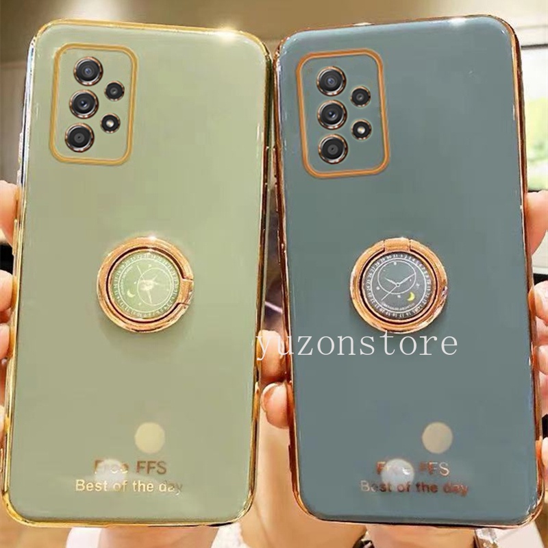 Ốp Điện Thoại Mềm Chống Sốc Có Vòng Đỡ Cho Samsung Galaxy M23 M33 A13 A23 LTE A33 A53 A73 5G 4G