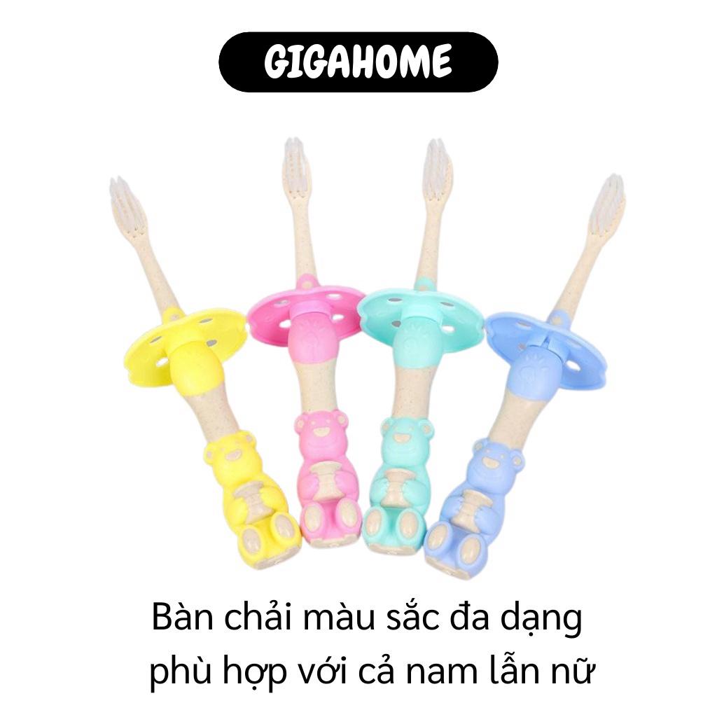 Bàn Chải Đánh Răng Cho Bé GIGAHOME Bàn Chải Cho Bé Tập Đánh Hình Gấu Đáng Yêu 7010