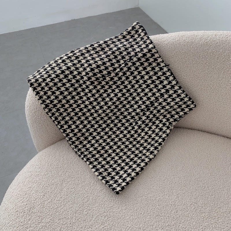 Chân váy tweed lưng cao tôn dáng | Nole skirt