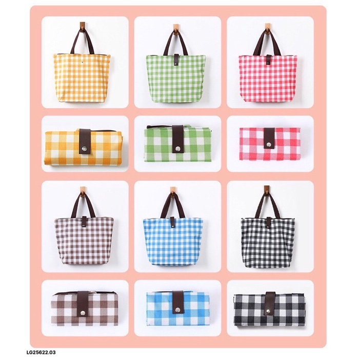 Túi Gấp Gọn Nhiều Màu Sắc Tiện Lợi