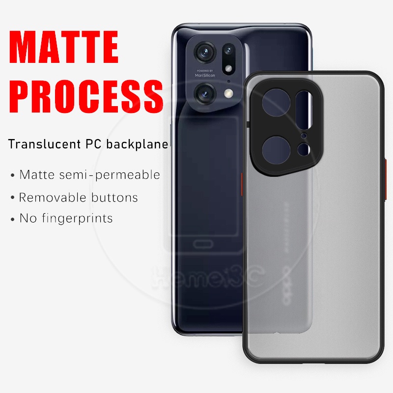 Ốp Điện Thoại PC Cứng Trong Mờ Cho OPPO Find X5 X3 X2 FindX5 Pro