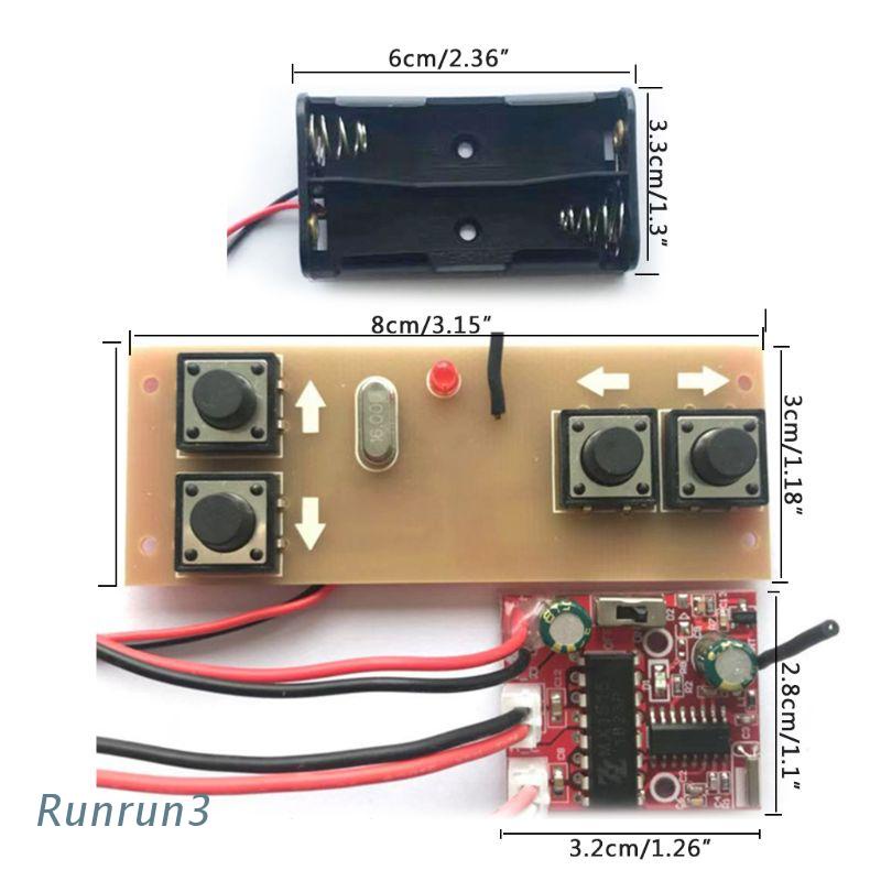 Bộ bảng mạch nhận điều khiển từ xa 2.4G 4 kênh cho xe hơi RC