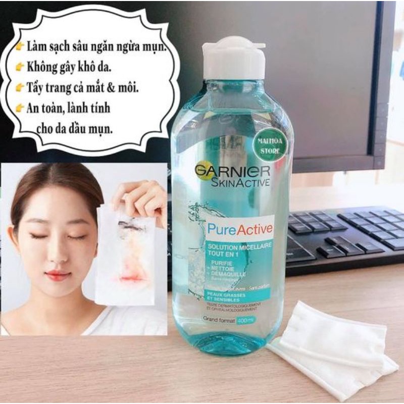 Tẩy Trang Garnier cho mọi loại da 400ml
