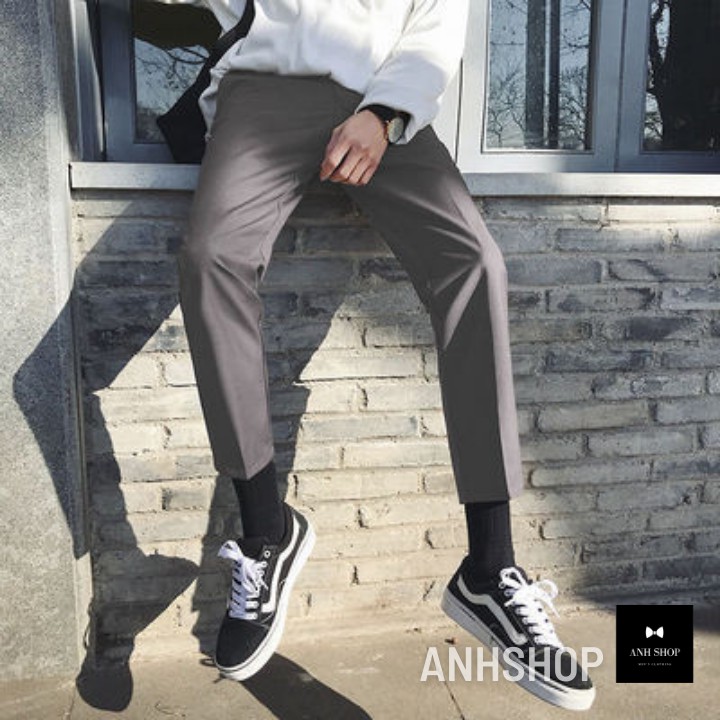 Quần âu nam cao cấp chất vải tuyết mưa , co giãn 4 chiều dáng ôm body chống nhăn ,chống xù tuyệt đối | BigBuy360 - bigbuy360.vn