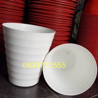 Combo 10 chậu miệng loe cỡ to cao 37cm rộng 32cm