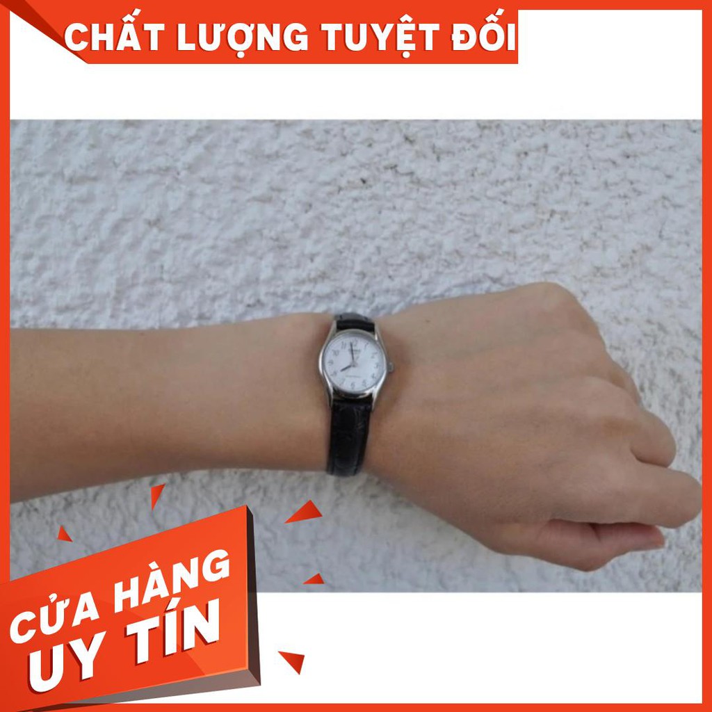 HOT Đồng hồ nữ dây da Casio chính hãng Anh Khuê LTP-1094E-7BRDF Chống nước tuyệt đối