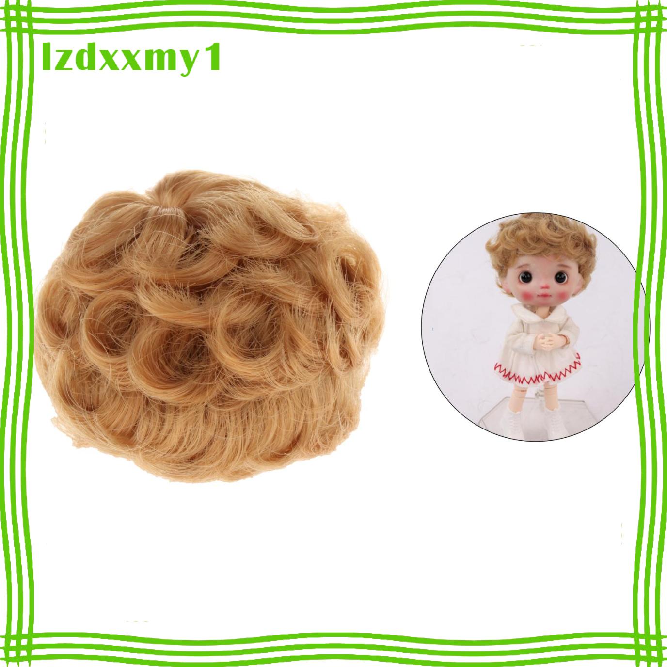 Kiddy Doll Wig Short Hair 1/8 Ball Joint Dolls Hair Styling Wig Synthetic Mohair