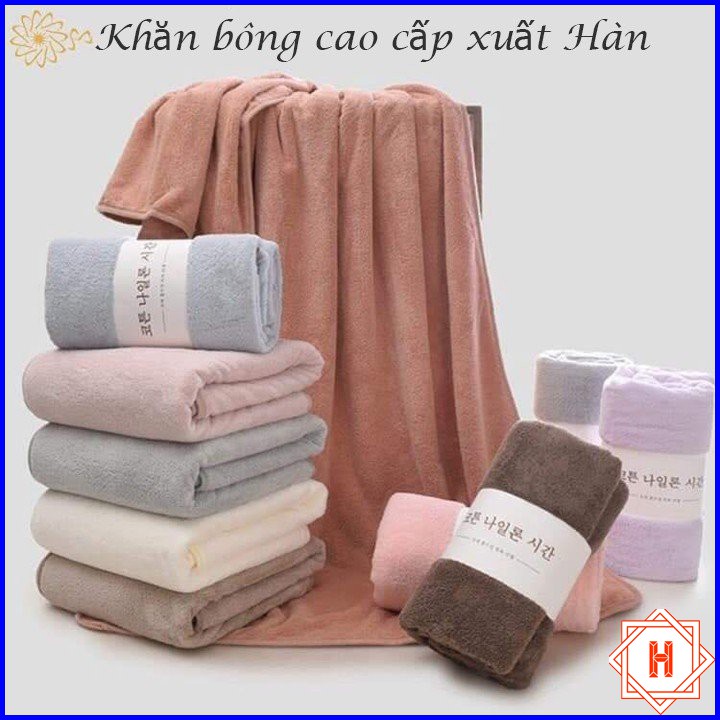 Khăn Tắm Lông Cừu Xuất Hàn Size Lớn 70x140cm { H }