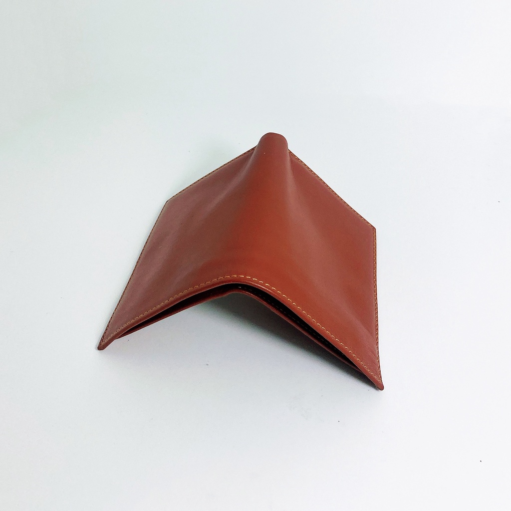 Ví da bò thật cao cấp kiểu khâu kim dáng đứng dành cho nam thương hiệu Jun Secret JSKKD đa màu sắc