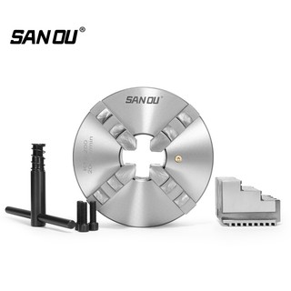 K12-100 Mâm cặp 4 chấu tự định tâm, đầu kẹp 4 chấu, mâm cặp 4 chấu máy tiện đường kính 100mm