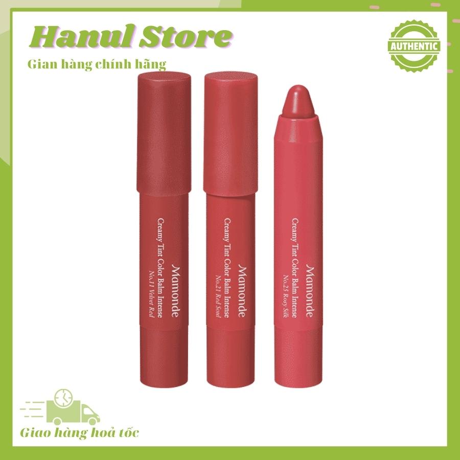 Date 11/2023 Son bút chì Mamonde Creamy Tint Color Balm Intense Hàn Quốc