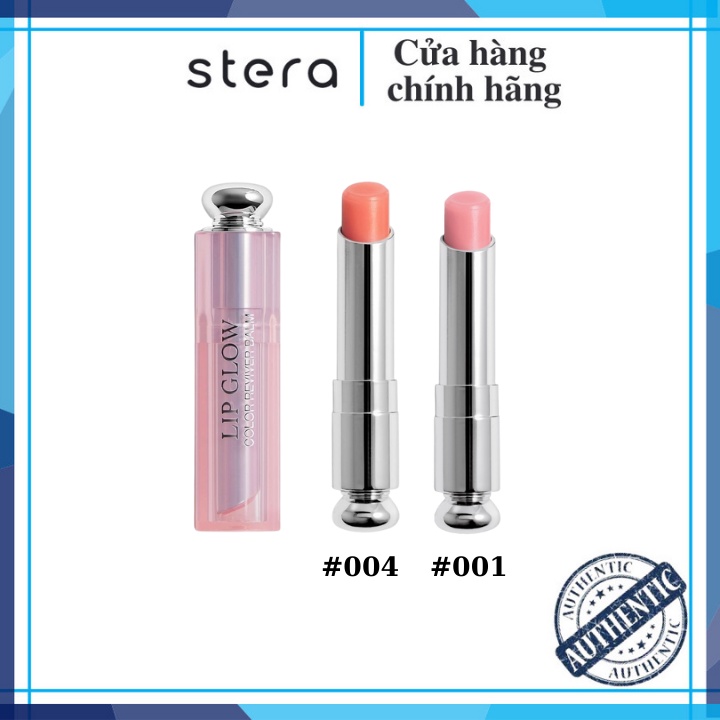 [Hàng Chính Hãng] Son Môi Dior Addict Lip Glow 001 Pink 004 Fullsize Fullbox